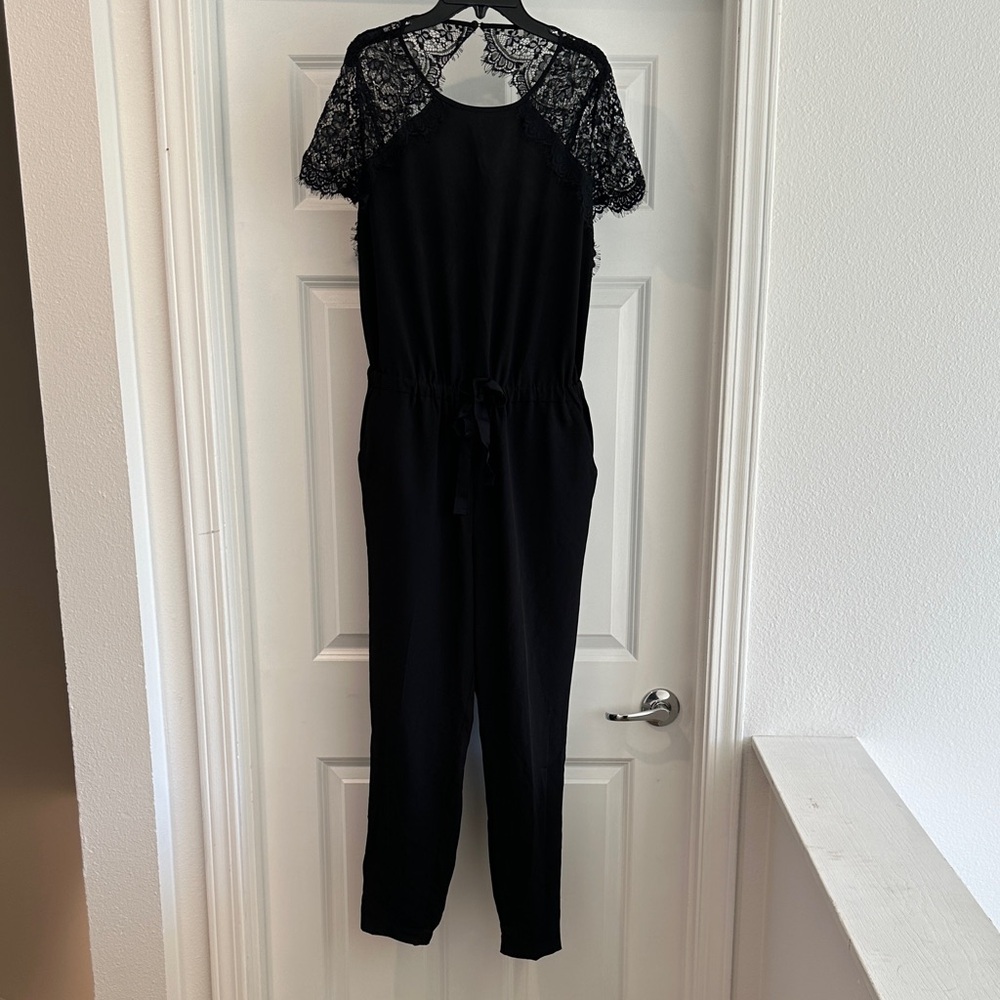 Elegant Black Lace Jumpsuit